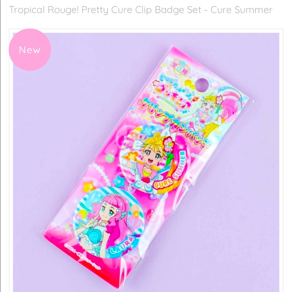 Kawaii Character Badge Pins from Blippo